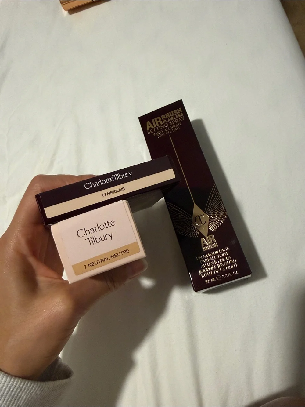 Charlotte Tilbury Airbrush Foundation + Finish Trio